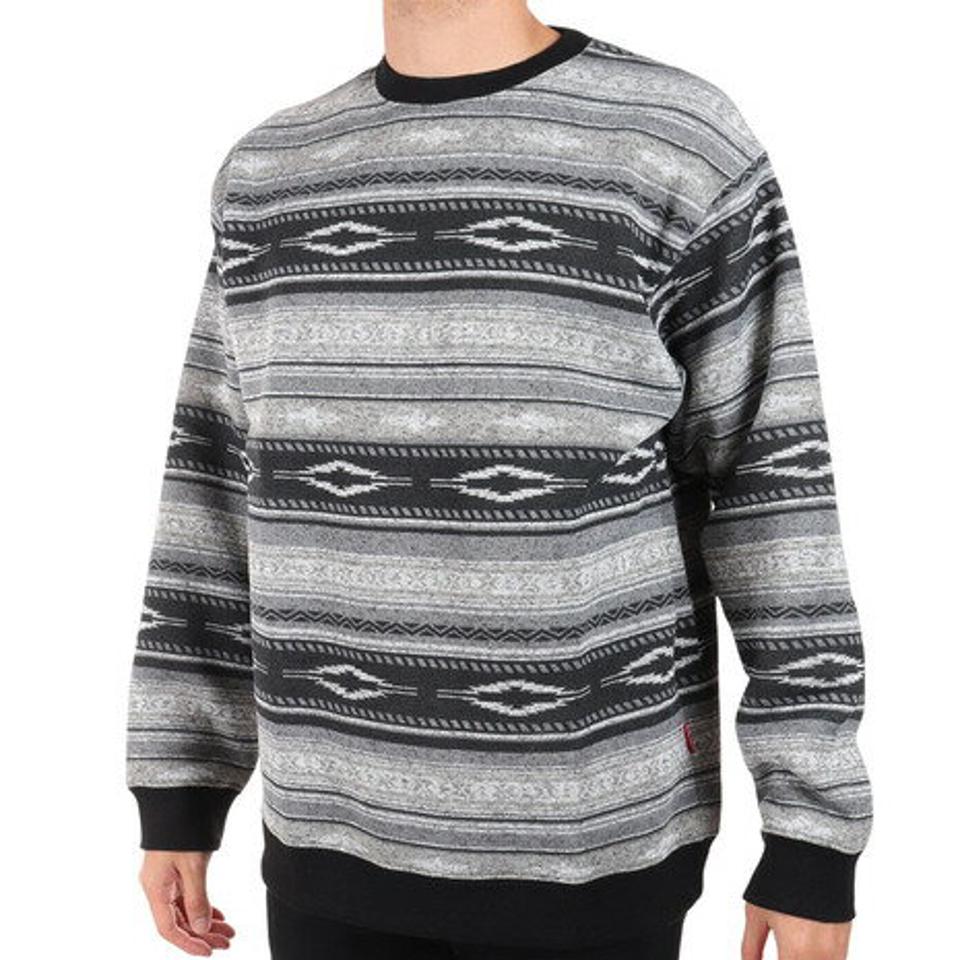 【10％OFFクーポン対象！7/5まで】アンティバルリスティック（ANTI BALLISTIC）（メンズ）エステル 起毛トレーナー 224AN1TR079 BLK1