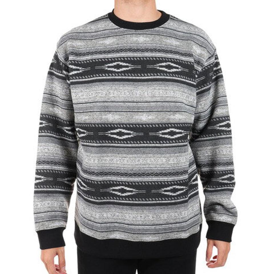 【10％OFFクーポン対象！7/5まで】アンティバルリスティック（ANTI BALLISTIC）（メンズ）エステル 起毛トレーナー 224AN1TR079 BLK1