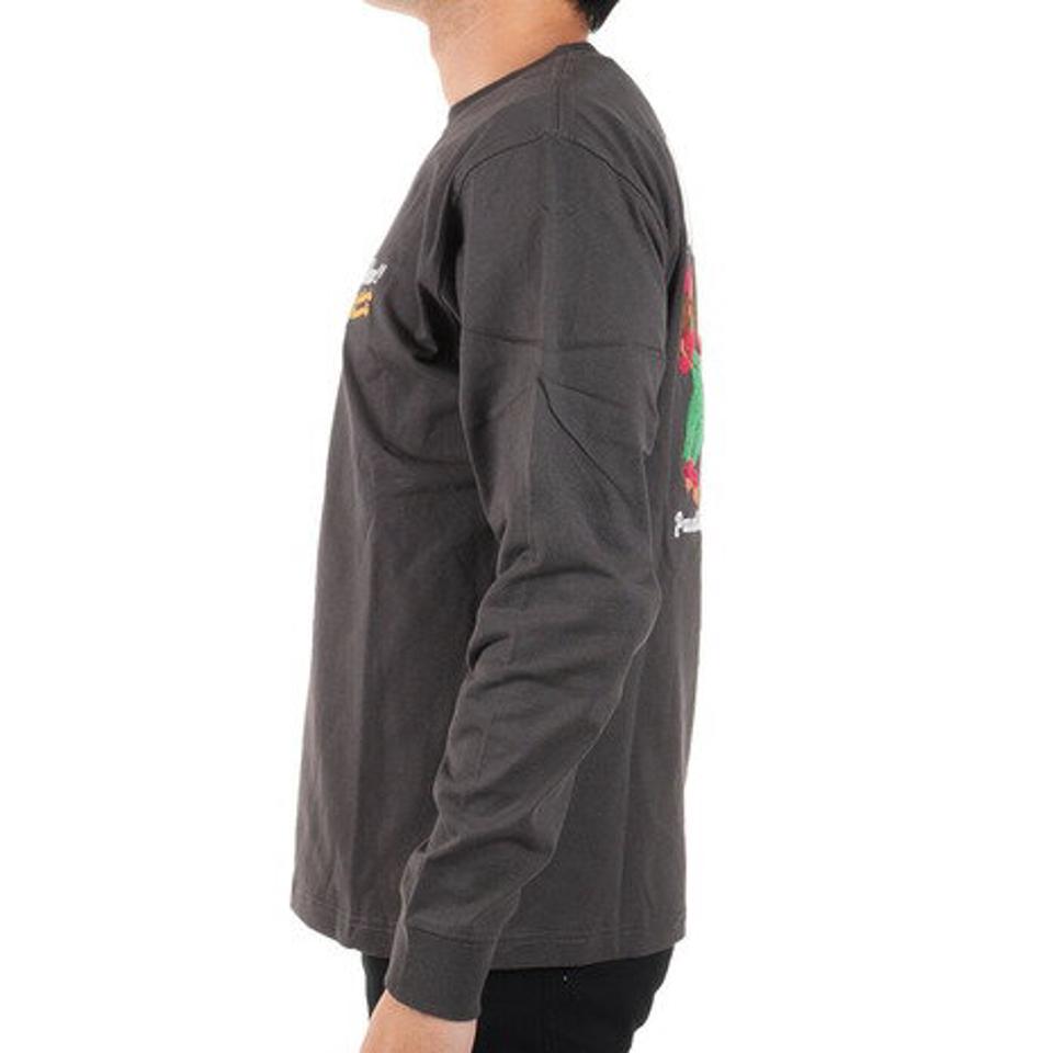 フララニ（Hula Lani） 長袖Tシャツ 刺繍ロンティー 224HU1LT050 GRY （メンズ）