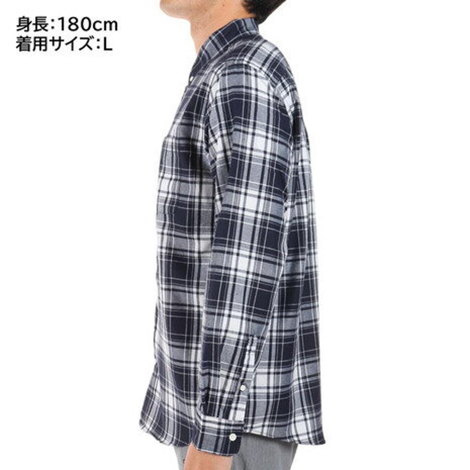 エルケクス（ELKEX）（メンズ）ヒートクロス CHECKED シャツ EKM2FA0004 NVXWH