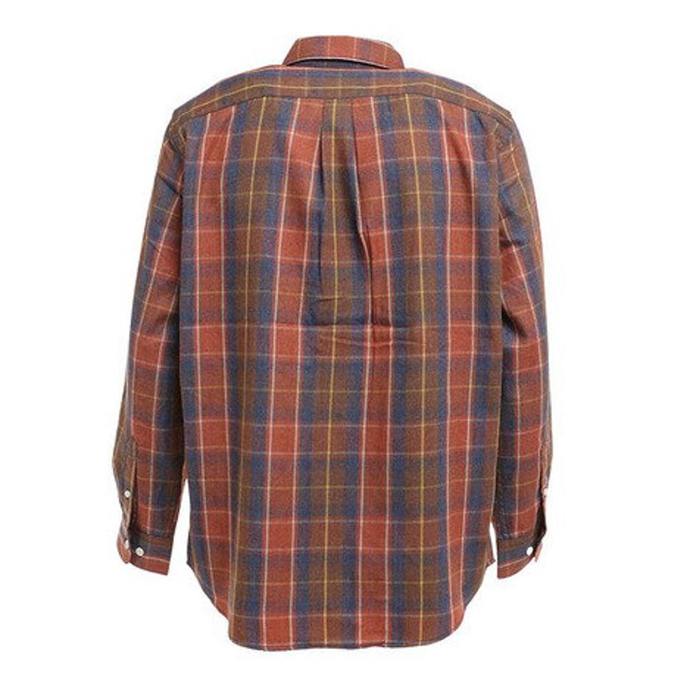 【スポーツデー エントリーでP5倍！4/3 9:59迄】エルケクス（ELKEX）（メンズ）ヒートクロス チェックシャツ EKM2FA0004 BRXBL