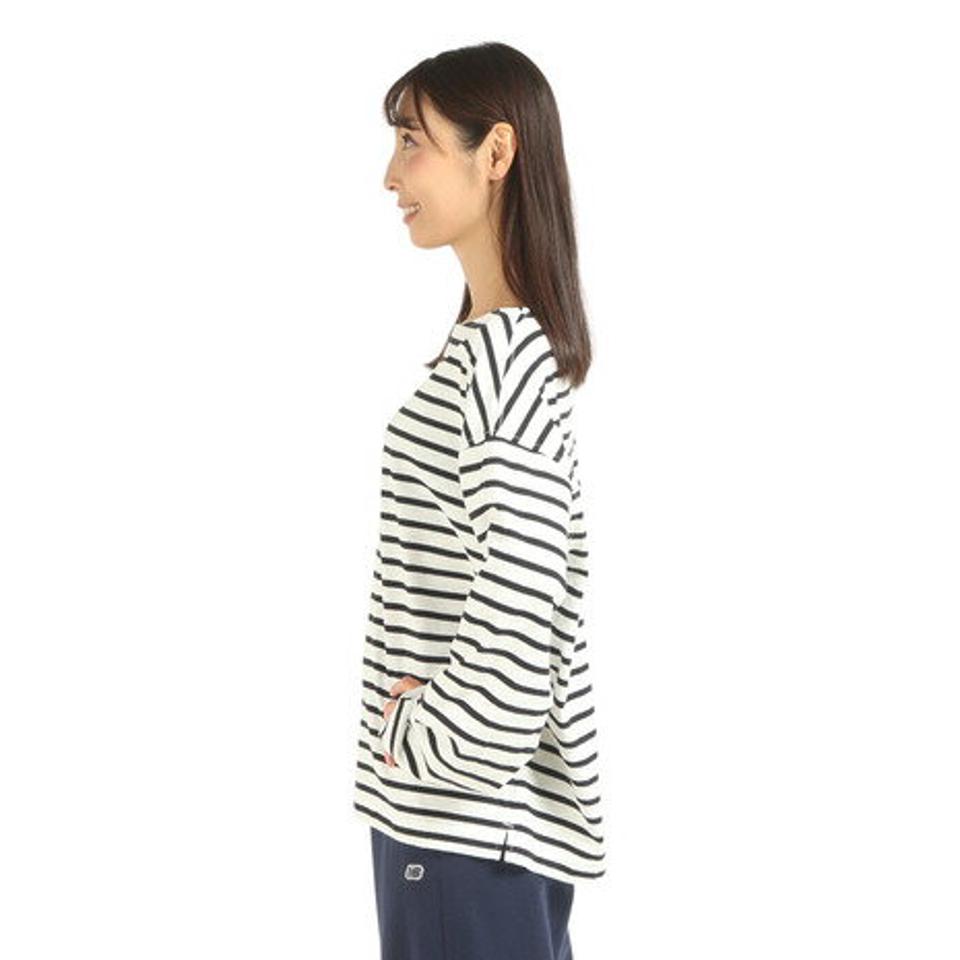 【20%OFFクーポン対象!6/11まで】ニューバランス(new balance) 900 ストライプ長袖Tシャツ AWT25071WM (レディース)