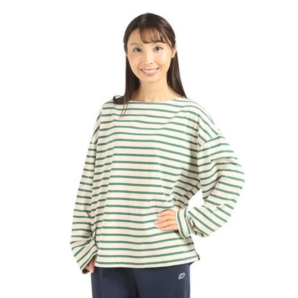 【20%OFFクーポン対象!6/11まで】ニューバランス(new balance) 900 ストライプ長袖Tシャツ AWT25071TWF (レディース)