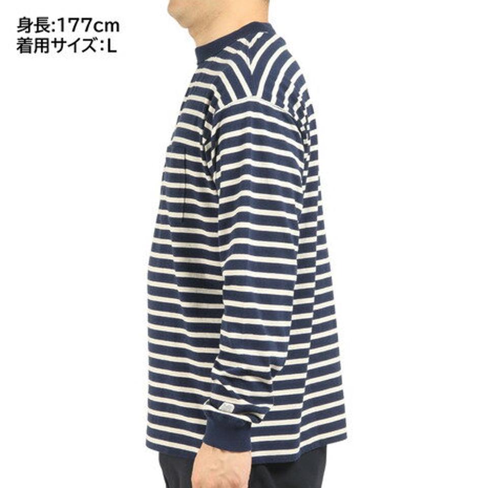 ニューバランス(new balance)(メンズ)長袖Tシャツ メンズ 900 ストライプ AMT25069