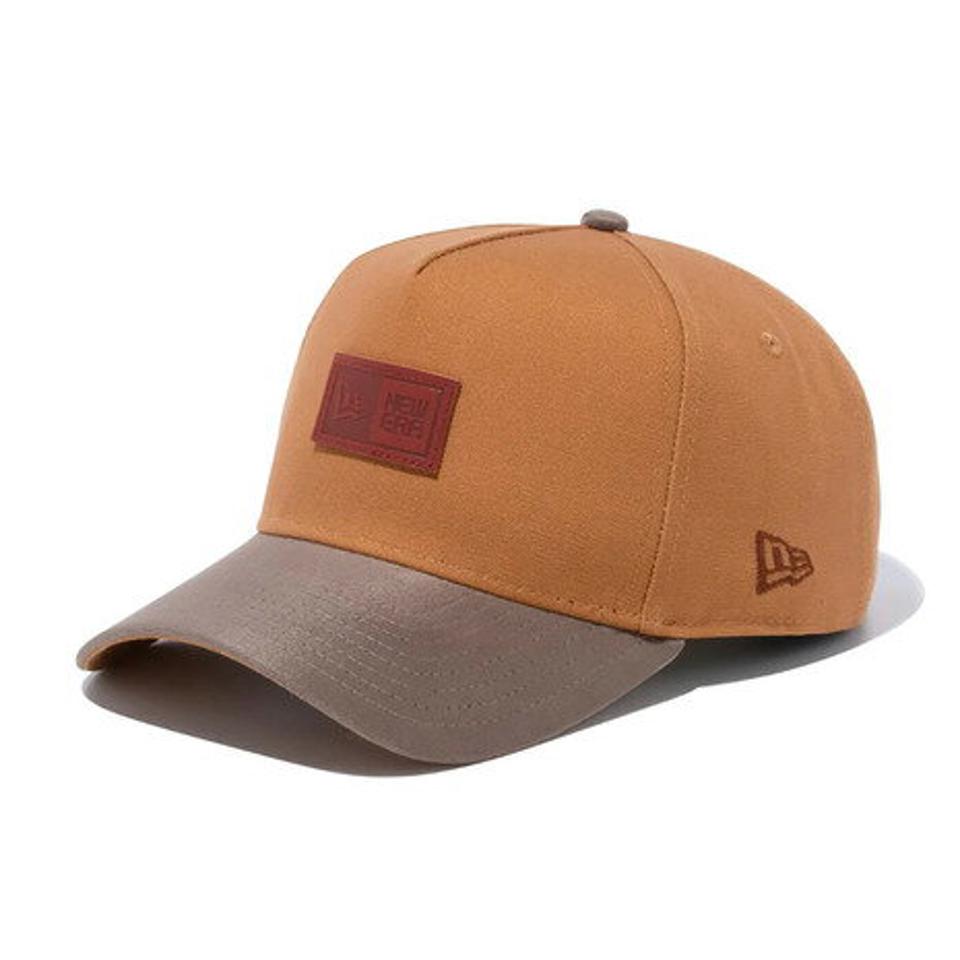 ニューエラ（NEW ERA）（メンズ、レディース）キャップ 9FORTY A-Frame ハンティング レザーパッチ ダックタン 13328275