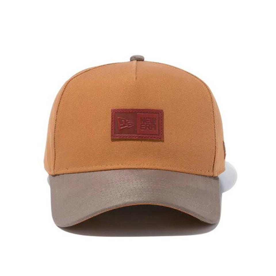 ニューエラ（NEW ERA）（メンズ、レディース）キャップ 9FORTY A-Frame ハンティング レザーパッチ ダックタン 13328275