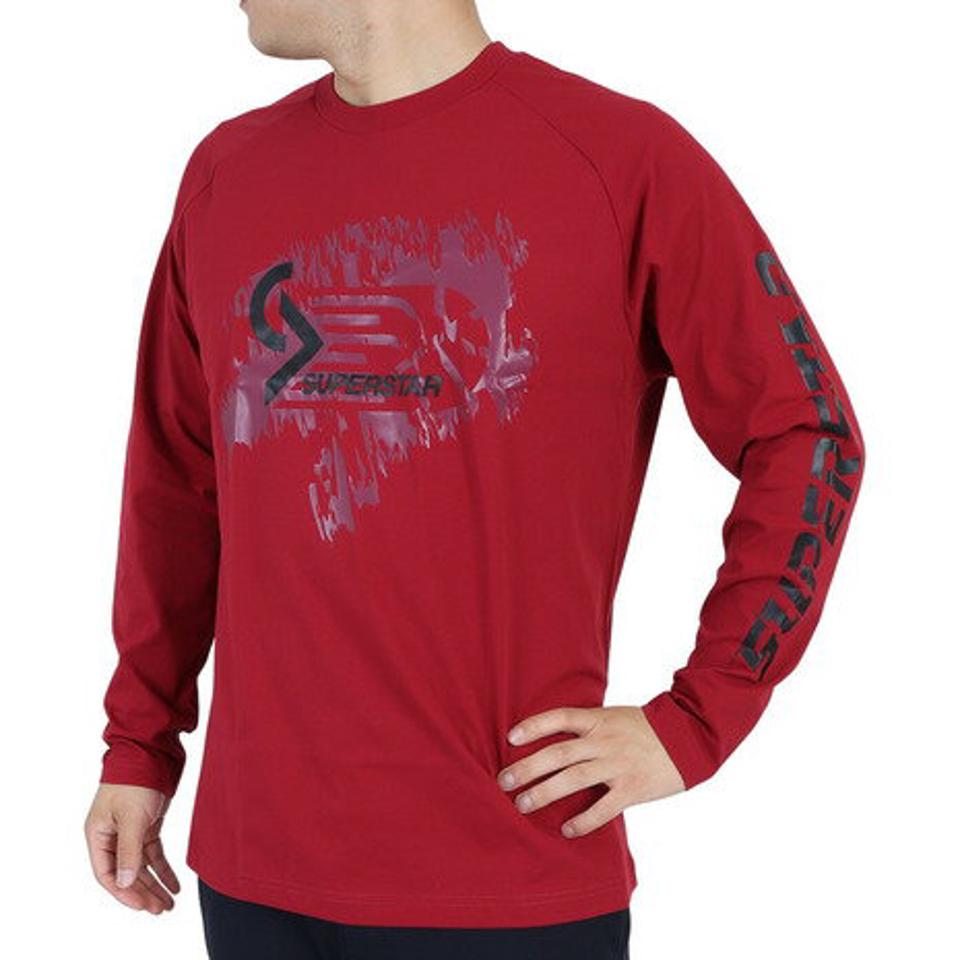 【10%OFFクーポン 11/3まで】ミズノ(MIZUNO) バスケットボールウェア ロンT SUPERSTAR 長袖Tシャツ 32JAS26666 (メンズ)