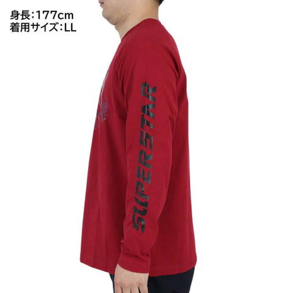 【10%OFFクーポン 11/3まで】ミズノ(MIZUNO) バスケットボールウェア ロンT SUPERSTAR 長袖Tシャツ 32JAS26666 (メンズ)
