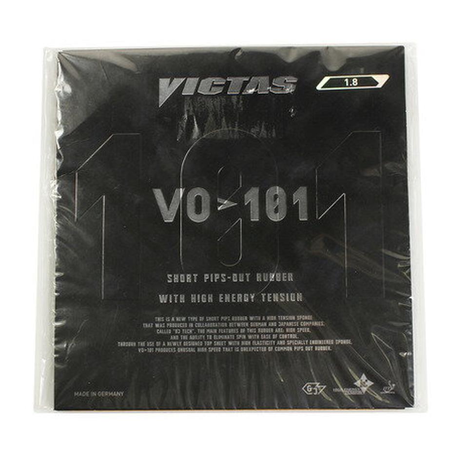 【5点10％OFFクーポン対象！7/20限定！】ティーエスピー（TSP）（メンズ、レディース、キッズ）【傷汚れ可能性ありの為大奉仕】卓球ラバー VO 101 ヴィクタス 20202 BLK