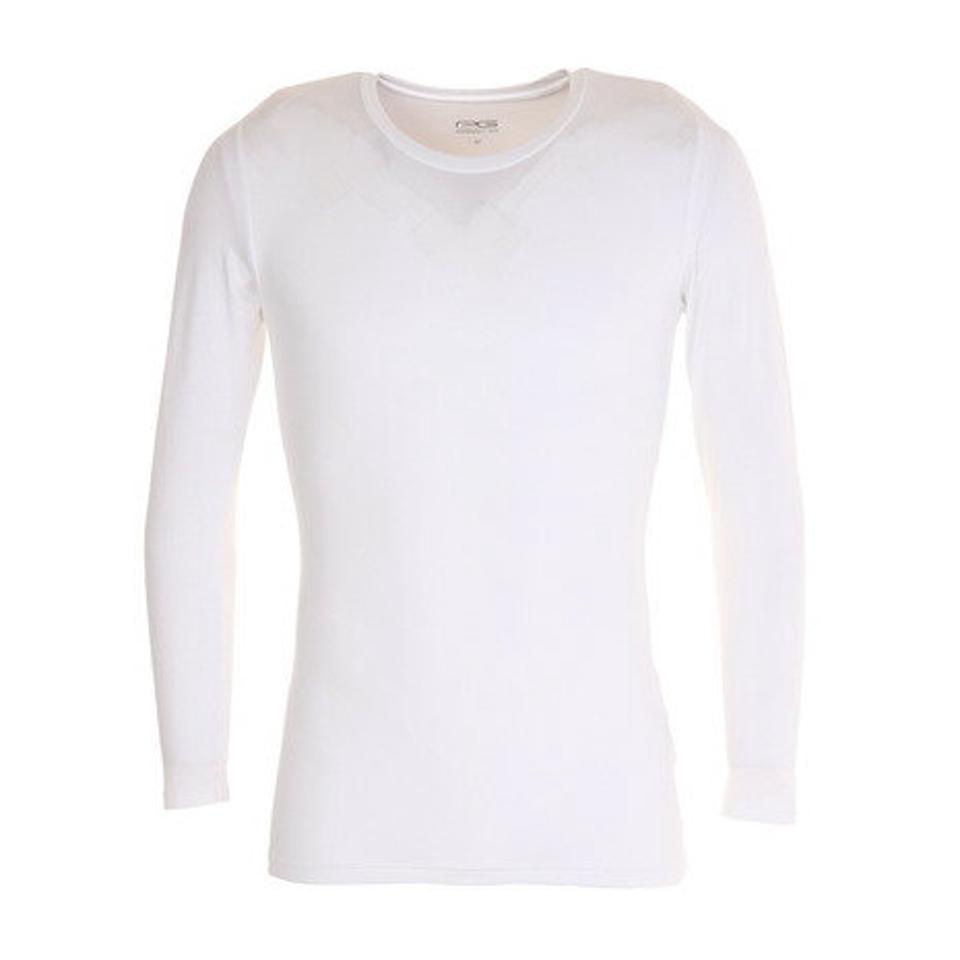 パフォーマンスギア（PG）（メンズ）サッカー ウェア メンズ ストレッチ丸首長袖シャツ 741PG9ES4527 WHT インナー アンダーシャツ