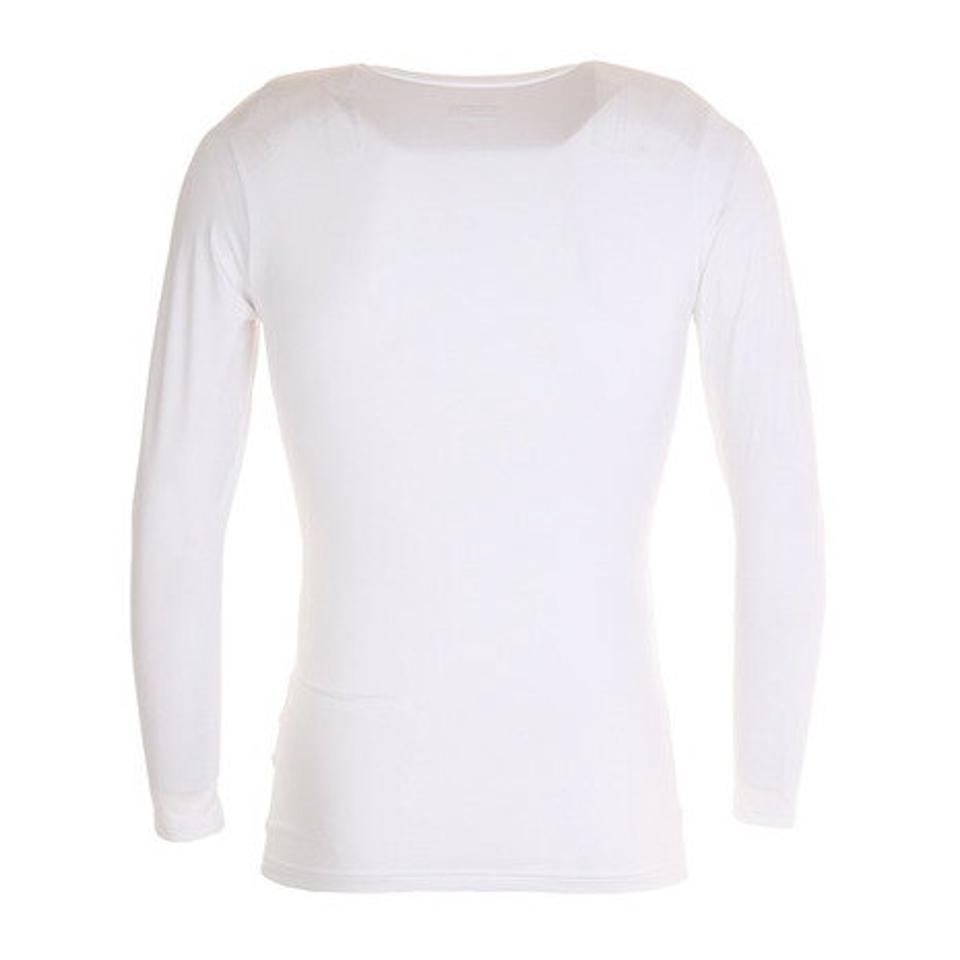 パフォーマンスギア（PG）（メンズ）サッカー ウェア メンズ ストレッチ丸首長袖シャツ 741PG9ES4527 WHT インナー アンダーシャツ