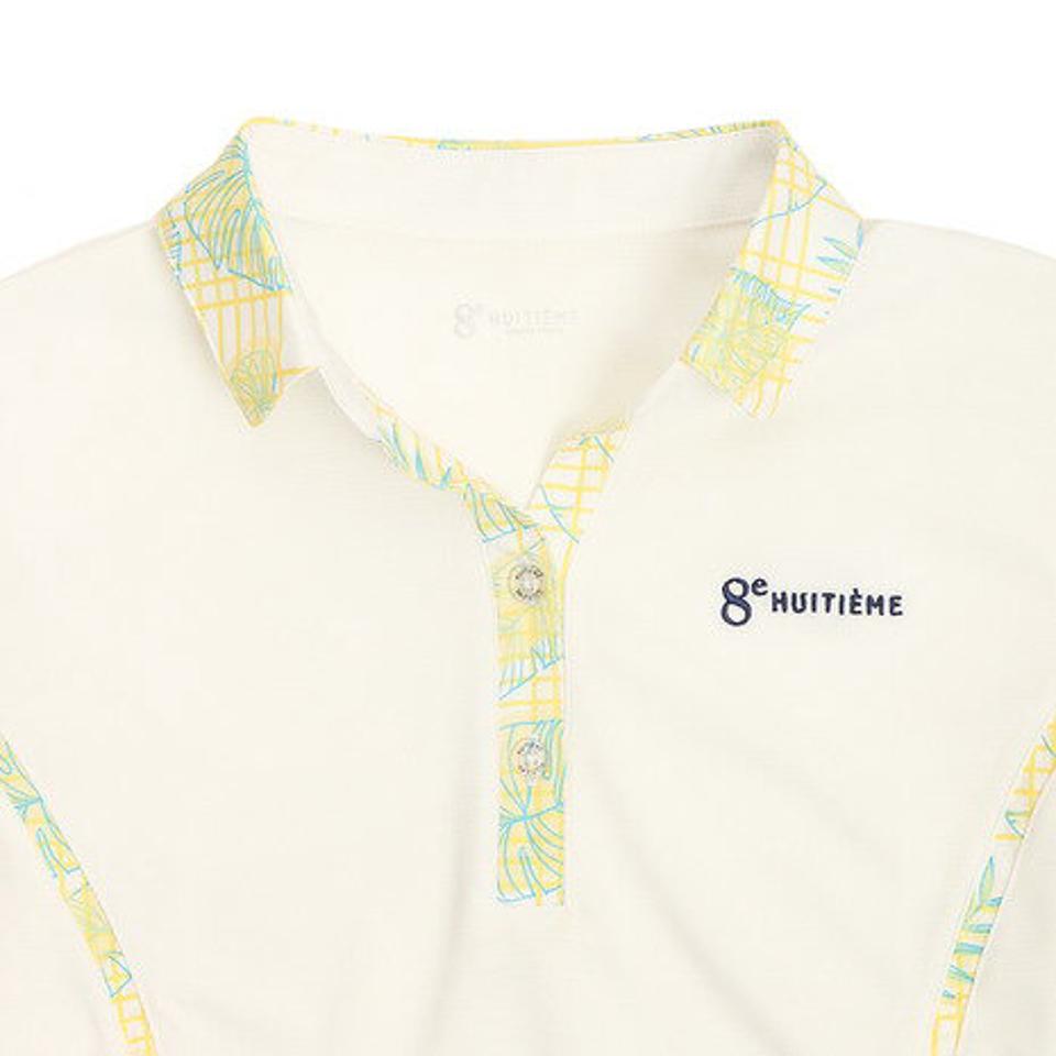 ウィッテム（HUITIEME）（レディース）テニス ポロシャツ HU19S03LS733101WHT 【吸汗速乾/UVカット】