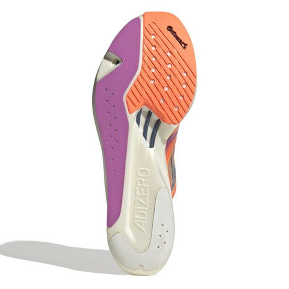 アディダス（adidas）（メンズ）ランニングシューズ アディゼロ タクミ セン 8 オレンジ GX6668 スニーカー 厚底 プレート ジョギング 軽量 駅伝 部活 レース