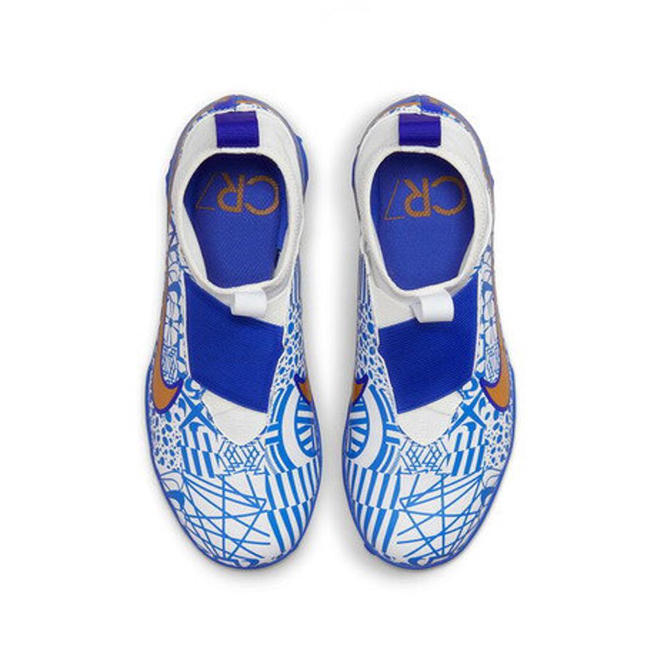 ナイキ（NIKE）（キッズ）ジュニアサッカートレーニングシューズ ジュニア ズーム スーパーフライ 9 ACAD CR7 TF DQ5329-182 マジックテープ