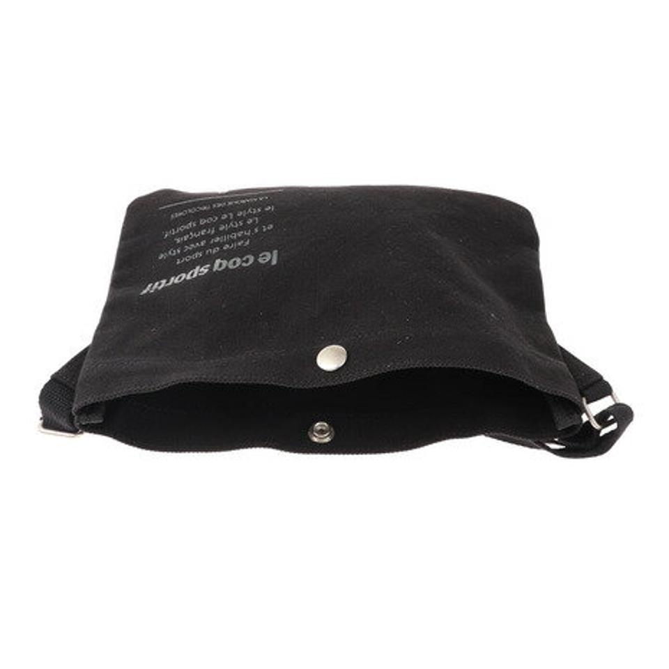 ルコック スポルティフ（Lecoq Sportif） キャンバスサコッシュ QMAPJA26 BLK （メンズ、レディース）