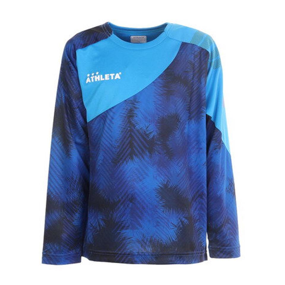 アスレタ（ATHLETA）（キッズ）ジュニア 長袖プラクティスシャツ XE-393J SAX