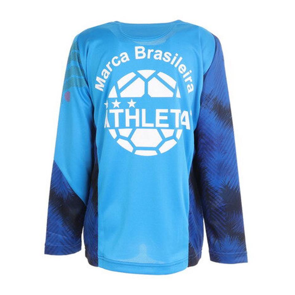 アスレタ（ATHLETA）（キッズ）ジュニア 長袖プラクティスシャツ XE-393J SAX