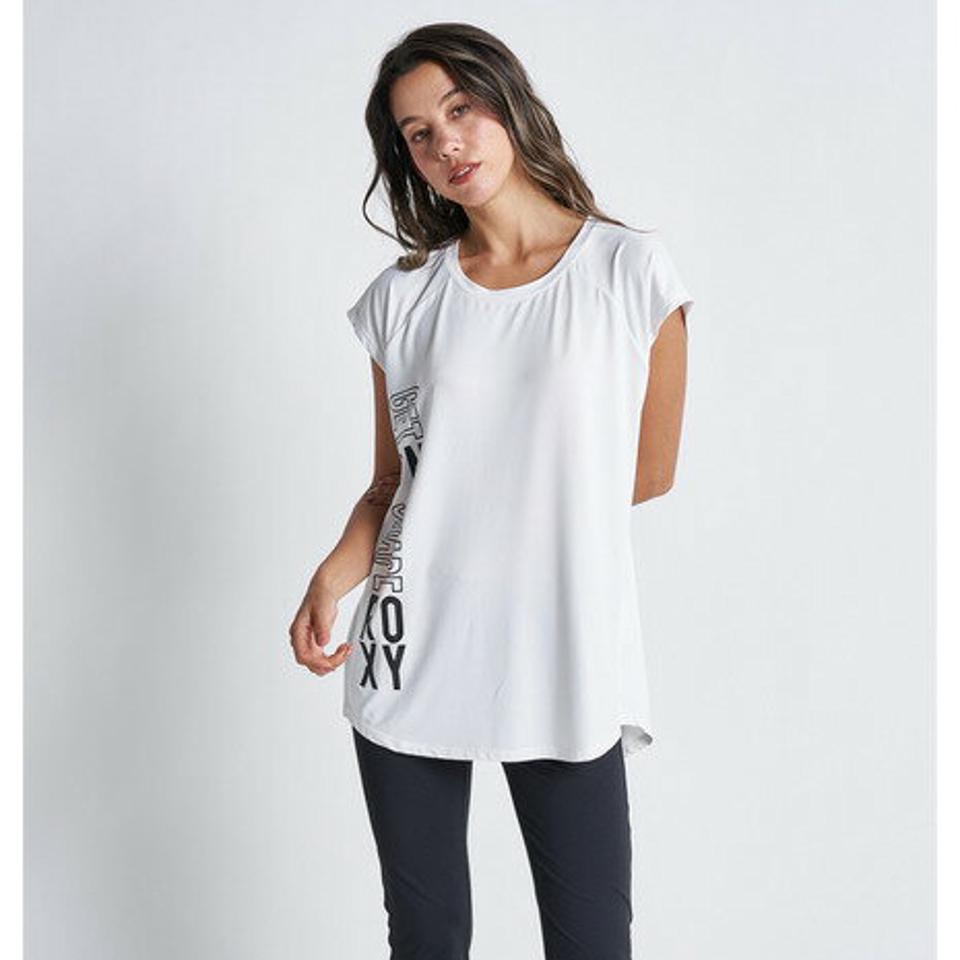 ロキシー(ROXY)(レディース)水陸両用 速乾 UVカット Tシャツ FUN 22FWRST224536WHT