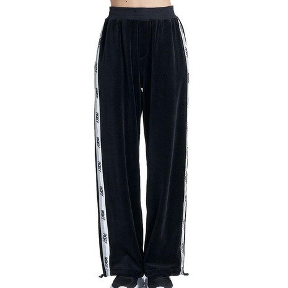 【11/5 24h限定 エントリー&対象4店舗買い回りで最大P10倍!】ロキシー(ROXY)(レディース)UVカット ベロア パンツ GO GIRL PANTS 22FWRPT224531BLK