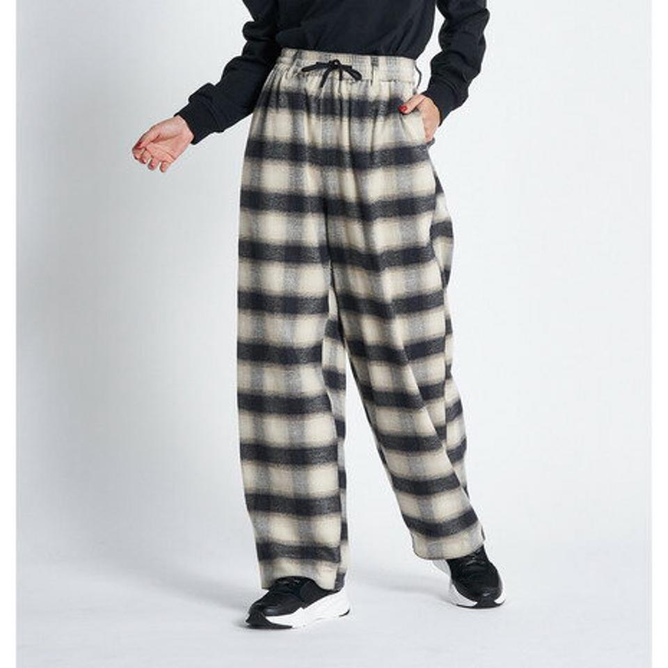 【20%OFFクーポン対象!6/11まで】ロキシー(ROXY)(レディース)MONOCHROME ワイドシルエット パンツ 22FWRPT224029NAT