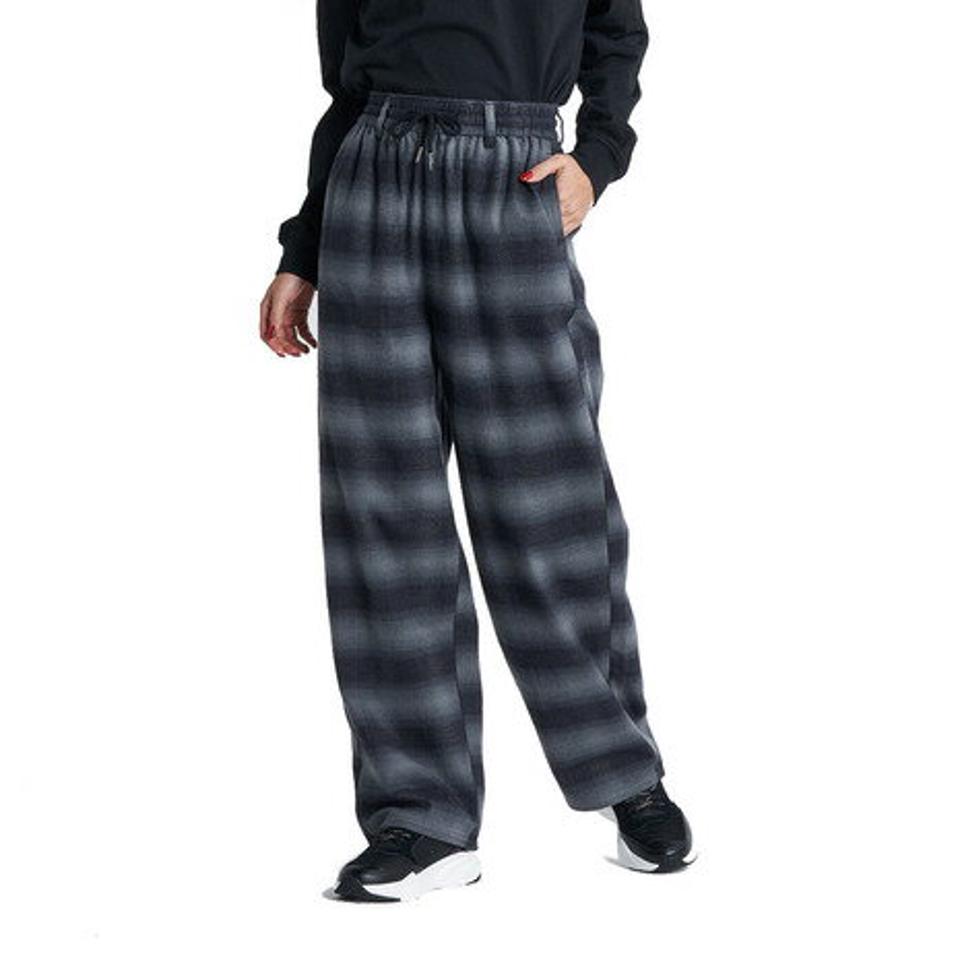 ロキシー(ROXY)(レディース)MONOCHROME ワイドシルエット パンツ 22FWRPT224029GRY