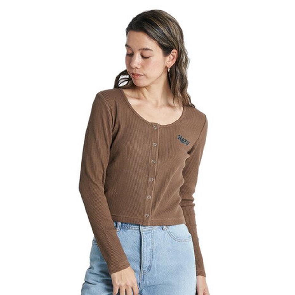 【20%OFFクーポン対象!6/11まで】ロキシー(ROXY)(レディース)CHEER 長袖 Tシャツ 22FWRLT224022BRN