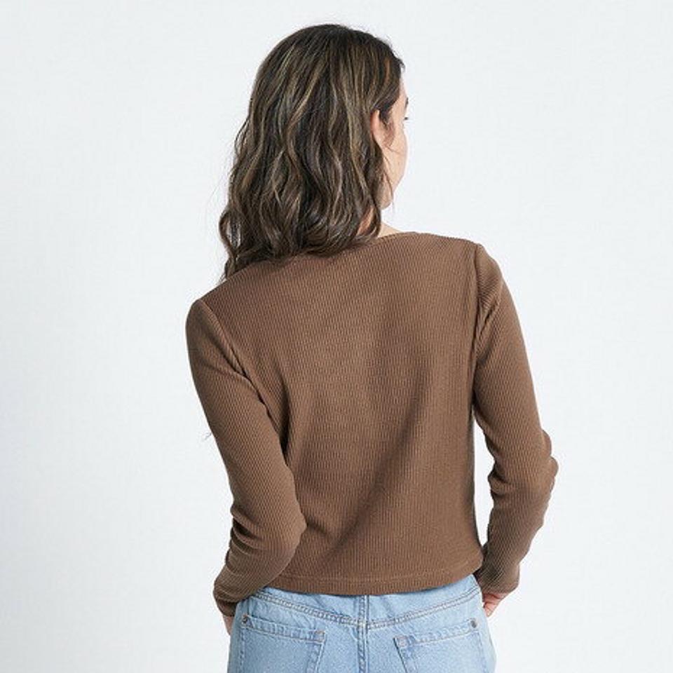 【20%OFFクーポン対象!6/11まで】ロキシー(ROXY)(レディース)CHEER 長袖 Tシャツ 22FWRLT224022BRN