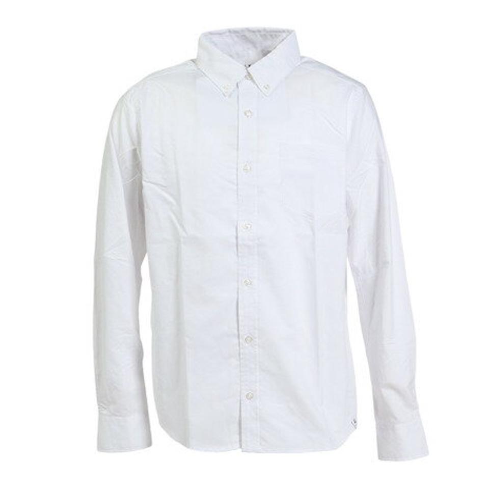 エルケクス(ELKEX)(メンズ)オックスフォード 長袖シャツ EKM2SP4209 WHT