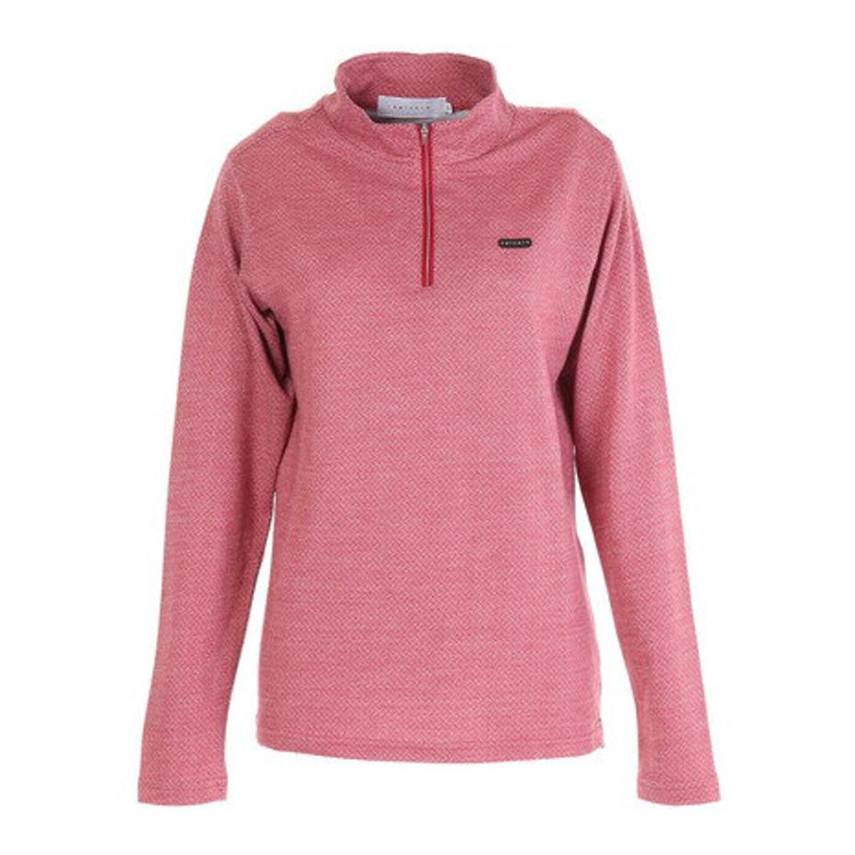 エピキュール(epicure)(レディース)ゴルフウェア 長袖 吸水 速乾 UV ハージップ TCロングスリーブハイネックポロシャツ 152-25910