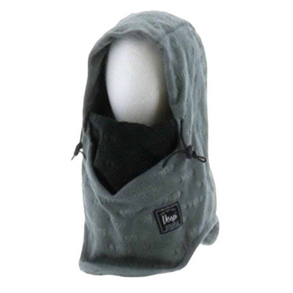 ベスプ（VESP） EMBOSS LOGO FLEECE BALACLABA バラクラバ 目出し帽 フード ネックウォーマー VPMN1002 CGR チャコールグレー スキー スノーボード （メンズ）