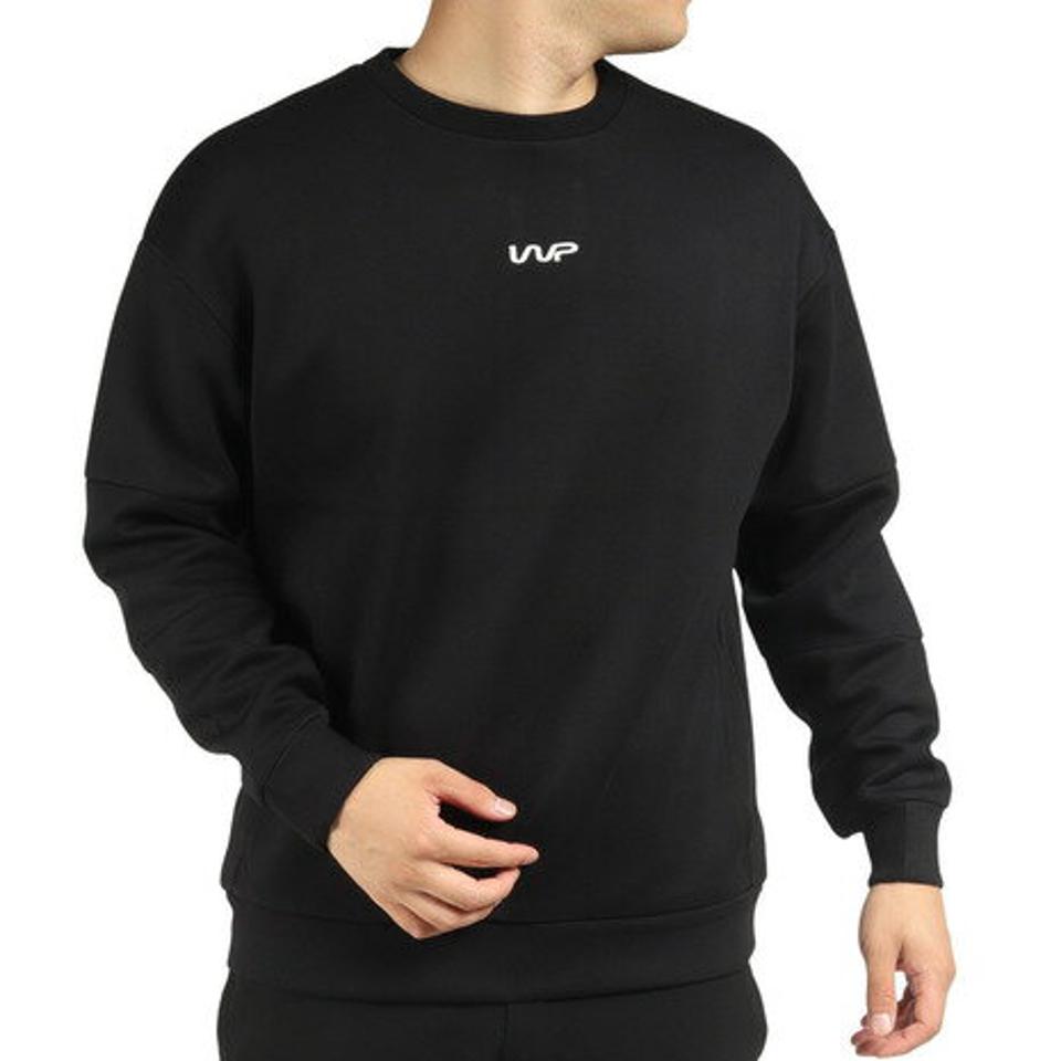 【スポーツデー エントリーでP5倍!4/3 9:59迄】ザ・ワープ・バイ・エネーレ(The Warp By Ennerre)(メンズ)SPACER KNIT プルオーバー WB3NJN08 BLK