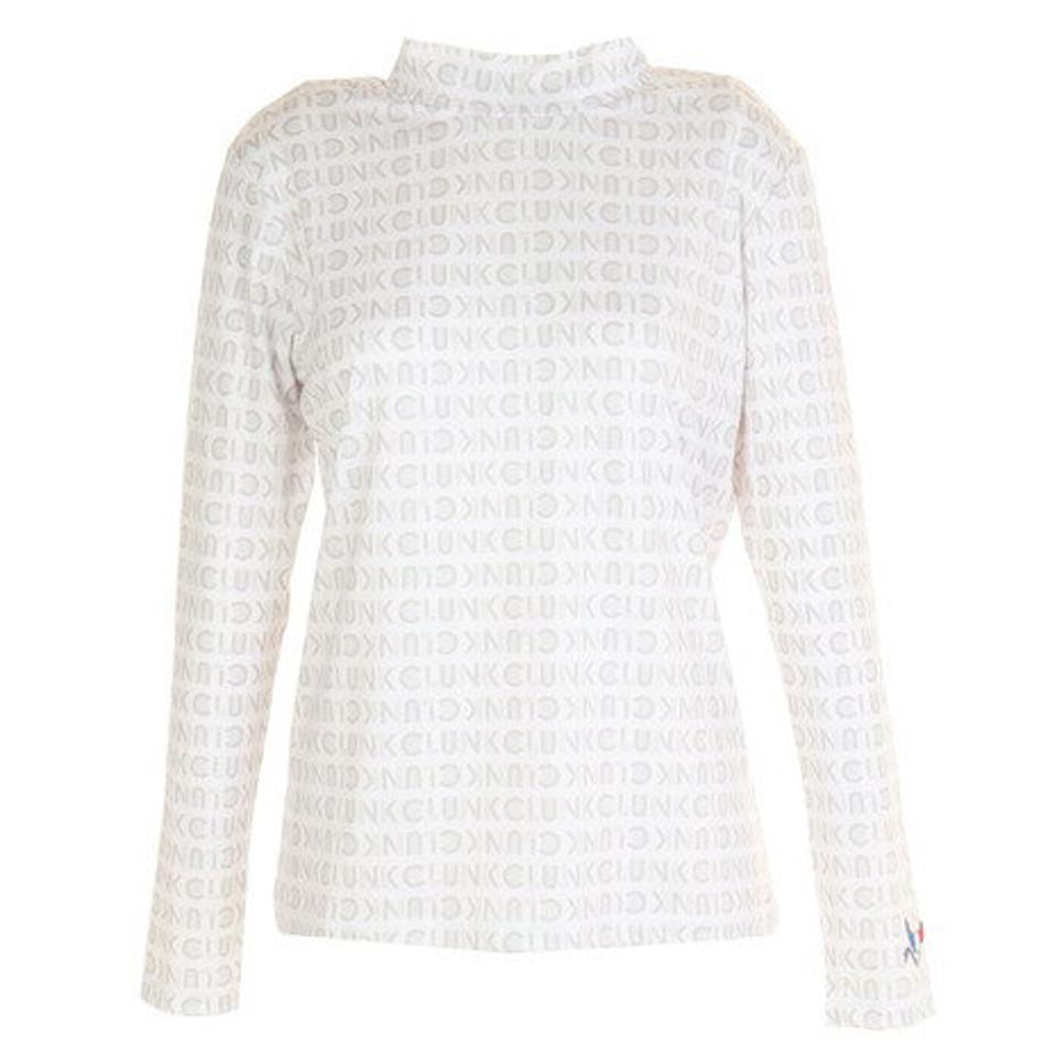 クランク(CLUNK)(レディース)ゴルフウエア 2枚セット 吸汗 速乾 UV レディース 秋冬 アンダーセットポロシャツ CL5JUG10 WHT