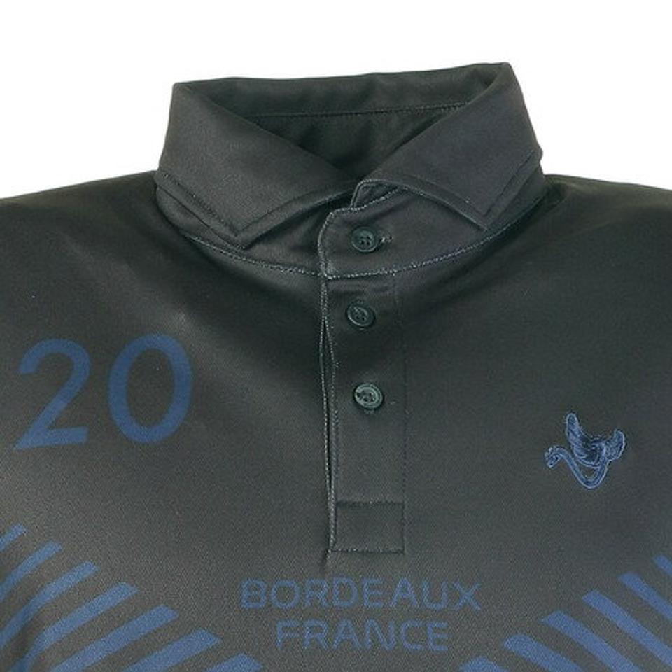 クランク(CLUNK)(メンズ)ゴルフウェア ポロシャツ メンズ 秋冬 ロングポロシャツ CL5JTG09 BLK