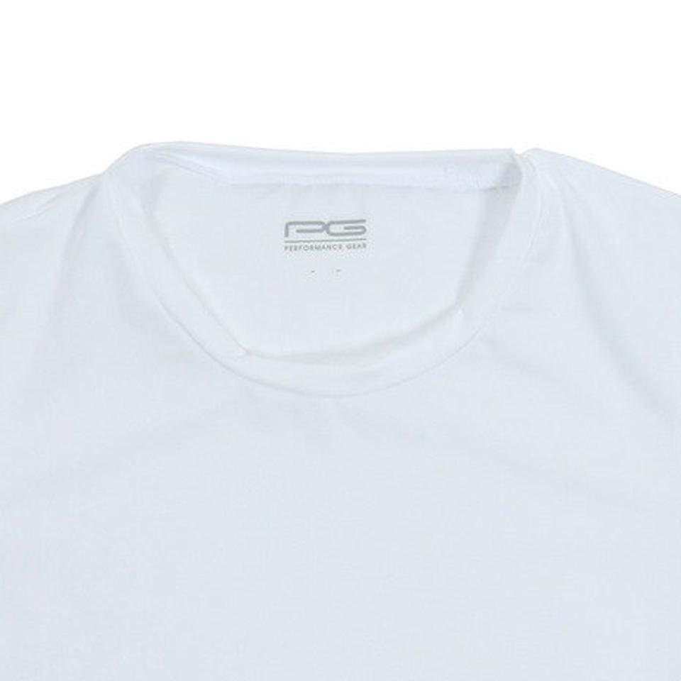 パフォーマンスギア(PG)(メンズ)サッカー ウェア メンズ ストレッチ丸首インナーシャツ 741PG9ES4528WHT インナー アンダー シャツ 半袖