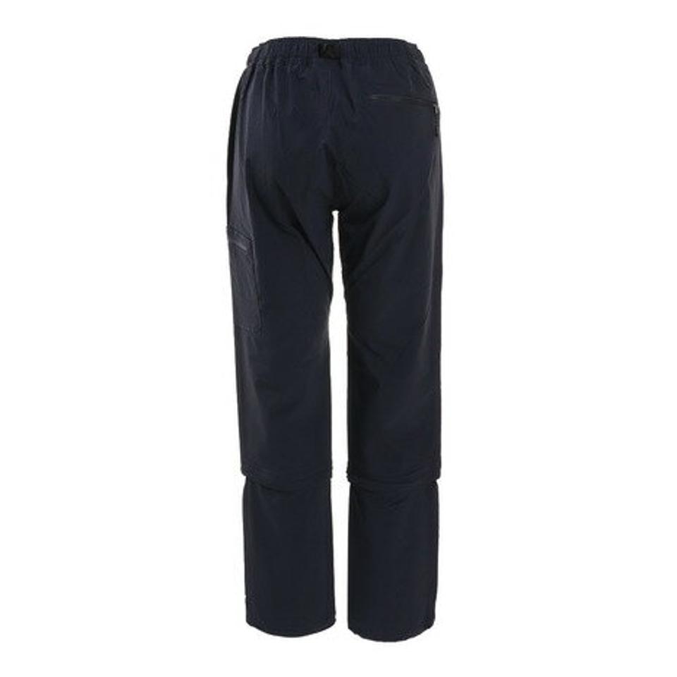 ホールアース(Whole Earth)(レディース)パンツ ボトムス コンバーチブルパンツ WE2HHD17 NVY ネイビー ウエスト調節 丈調節 ストレッチ