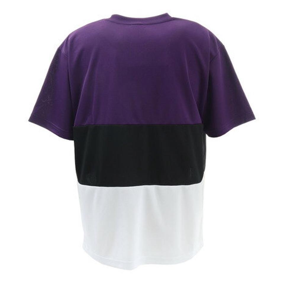 サテライト(Satellite) 3TONE DRY 半袖Tシャツ STS3D PURPLE/BLACK/WHITE (メンズ)