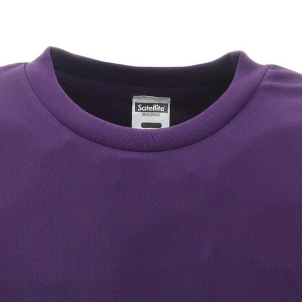 サテライト(Satellite) 3TONE DRY 半袖Tシャツ STS3D PURPLE/BLACK/WHITE (メンズ)