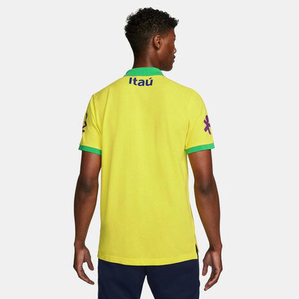 ナイキ(NIKE) サッカー ブラジル代表 半袖 ポロシャツ NSW CBF PQ CRE DH4937-740 (メンズ)