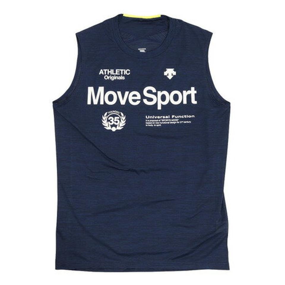 デサント(DESCENTE)(メンズ)タンクトップ メンズ Move Sport ヘザー BRZ+ DMMTJA55 NVM ドライ