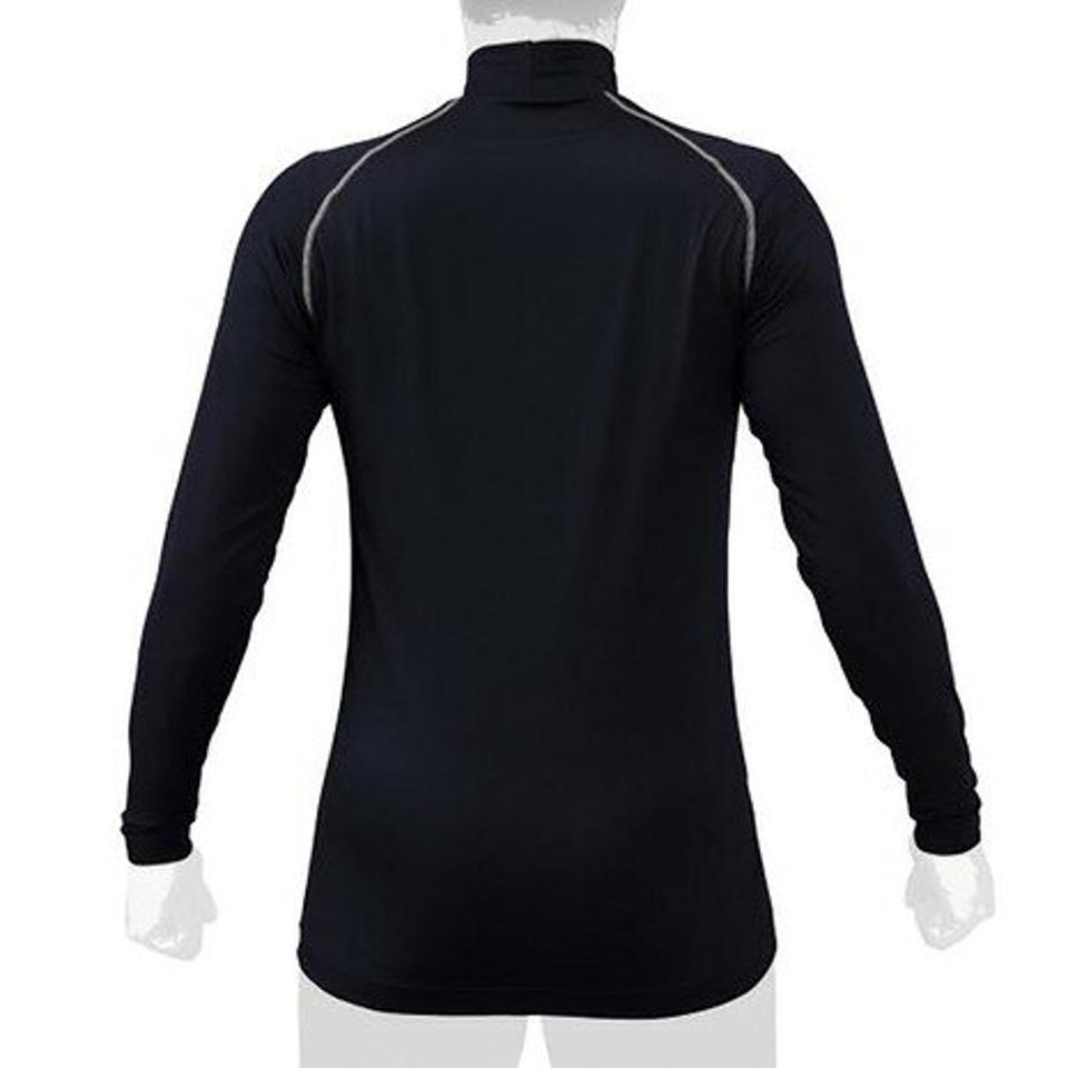 ミズノ(MIZUNO)(メンズ、レディース)野球 アンダーシャツ 裏起毛アンダーハイネック長袖Tシャツ 12JA2P12