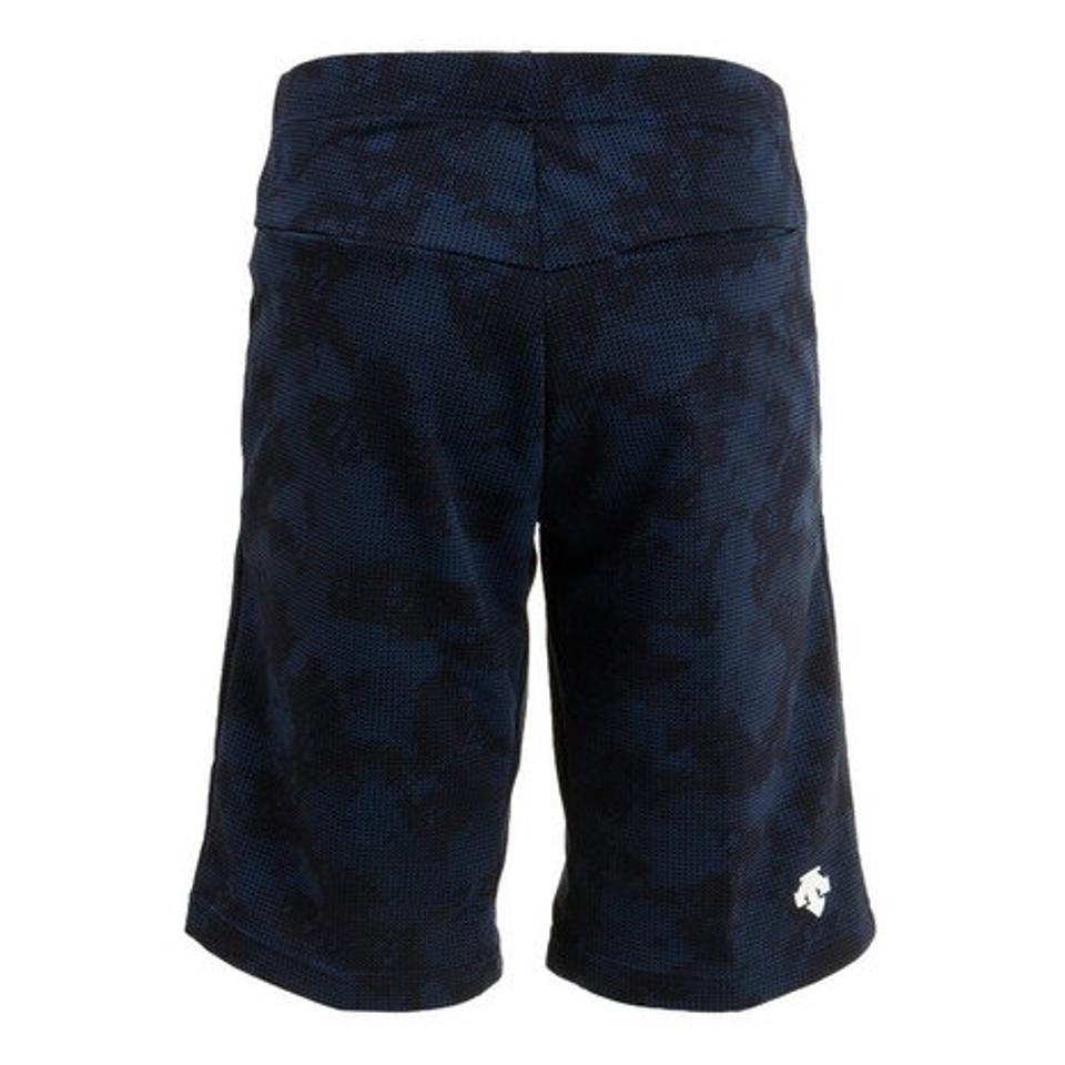 デサント(DESCENTE) S.F.TECH グラフィックスウェット ハーフパンツ DMMTJG22 NV (メンズ)