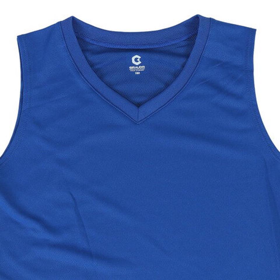 ジローム(GIRAUDM)(キッズ)サッカーウェア ジュニア ドライプラス 高通気Vネックインナー 742GM0ES9311 BLU.. 速乾