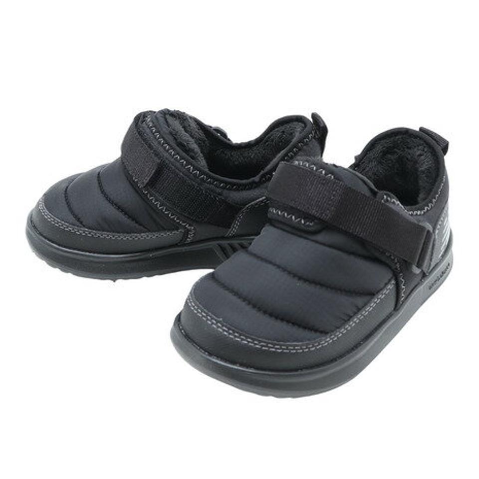 ニューバランス（new balance）（キッズ）ジュニア モックシューズ キャラバンモック v2 ブラック YHMOCLB2M スリッポン アウトドア キャンプ 面ファスナー