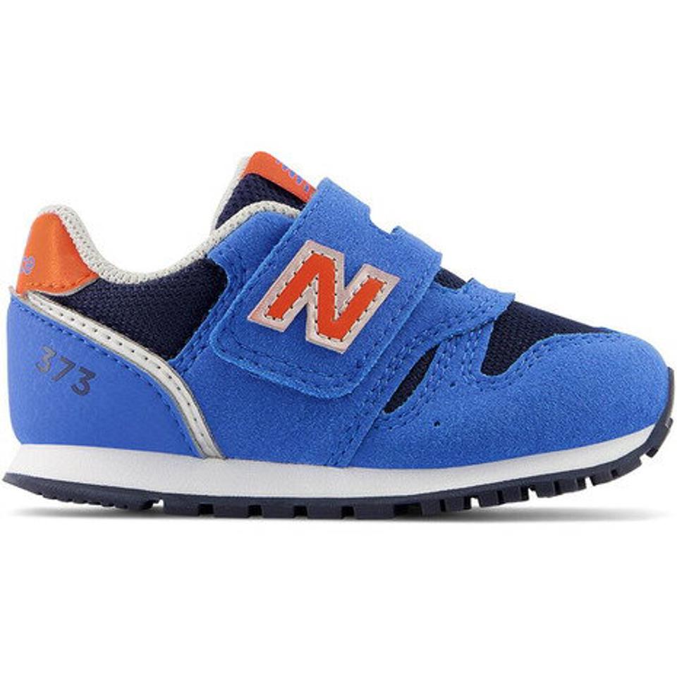 ニューバランス（new balance）（キッズ）ベビー ジュニア 青 スニーカー ブルー IZ373 JN2W ベルト付き 12.0 12.5 13.0 13.5 14.0 14.5 15.0 15.5 16.0 16.5