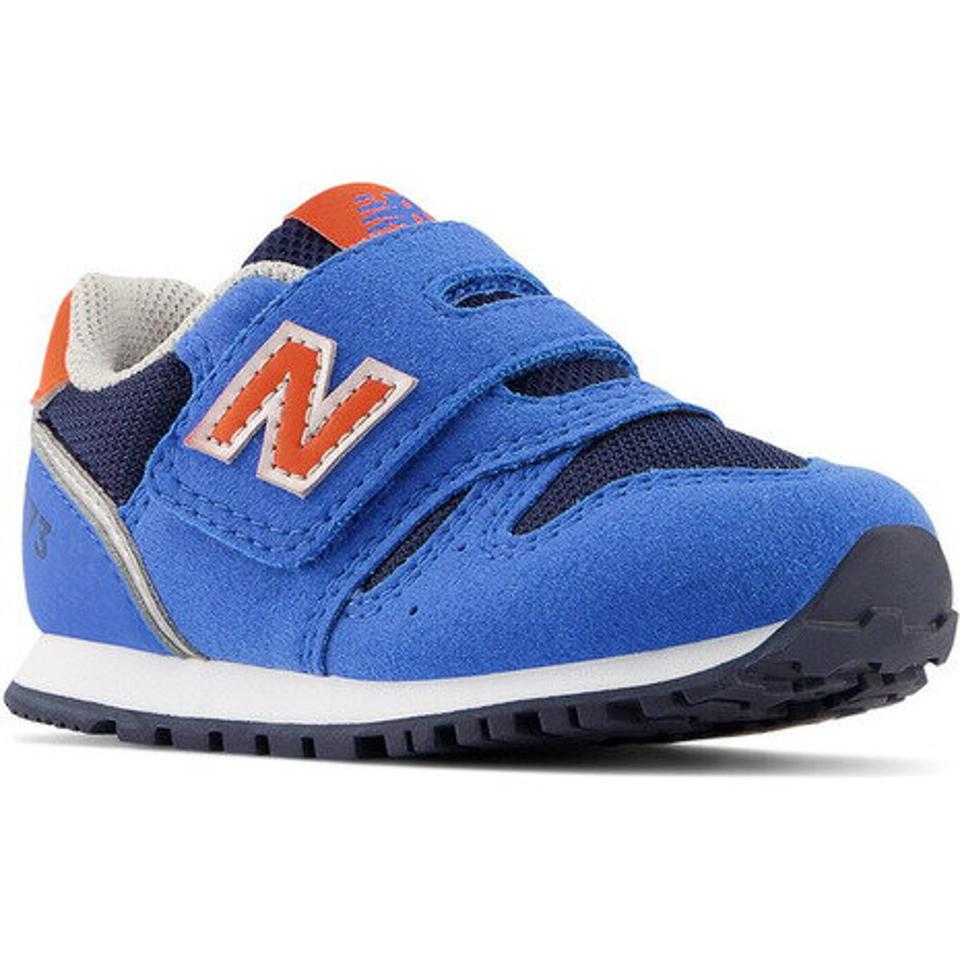 ニューバランス（new balance）（キッズ）ベビー ジュニア 青 スニーカー ブルー IZ373 JN2W ベルト付き 12.0 12.5 13.0 13.5 14.0 14.5 15.0 15.5 16.0 16.5