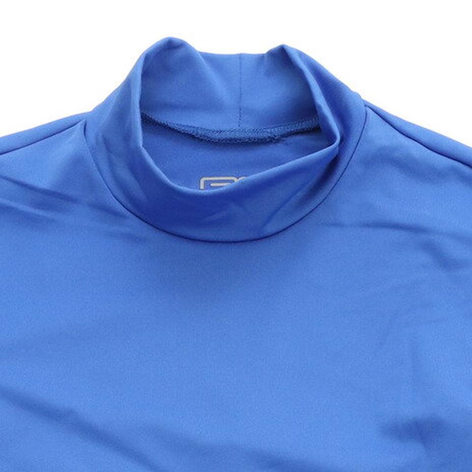 パフォーマンスギア(PG)(キッズ)サッカー ジュニア インナー ストレッチ ハイネック 長袖 シャツ 742PG9ES4531 青 アンダーシャツ