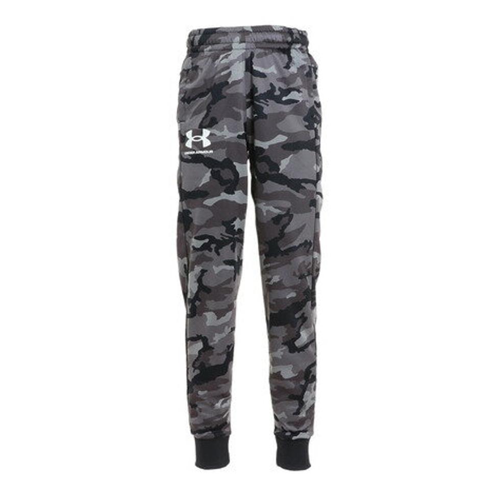【3/25 24h限定 エントリー&対象3店舗買い回りで最大P10倍!】アンダーアーマー(UNDER ARMOUR)(キッズ)ボーイズ アーマーフリース カモプリント ジョガーパンツ 1375980 001