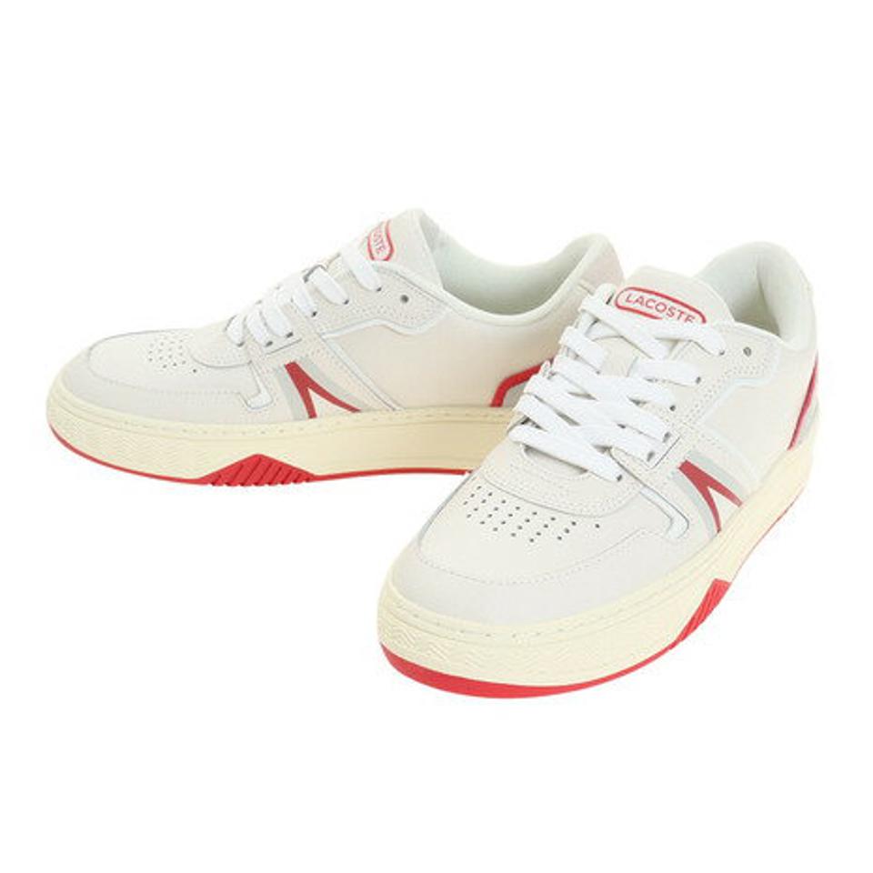 ラコステ（LACOSTE）（レディース）スニーカー レディース 白 L001 0321 1 ホワイト レッド SF00762-286
