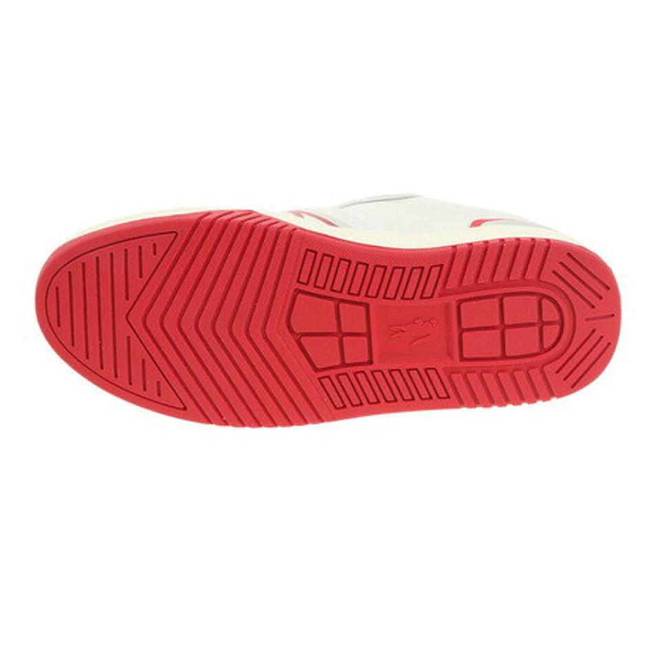 ラコステ（LACOSTE）（レディース）スニーカー レディース 白 L001 0321 1 ホワイト レッド SF00762-286