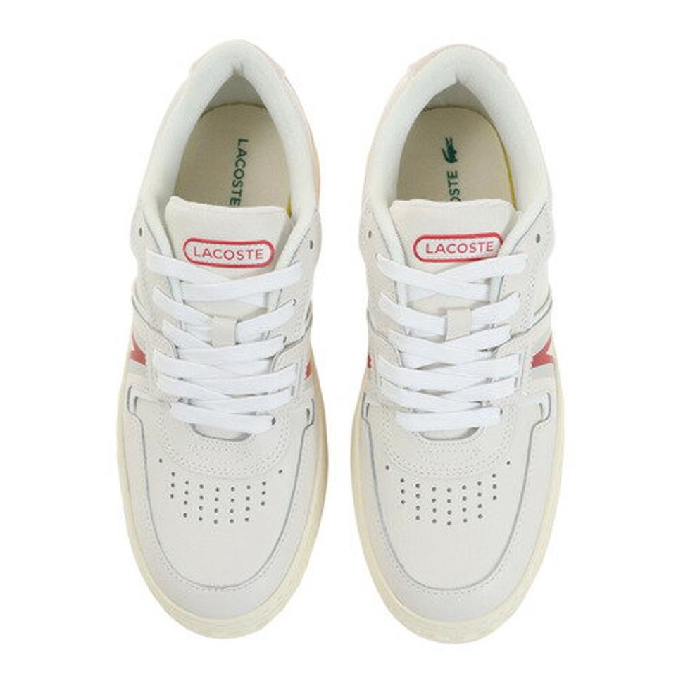 ラコステ（LACOSTE）（レディース）スニーカー レディース 白 L001 0321 1 ホワイト レッド SF00762-286